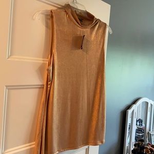 Express Metallic Tank Top